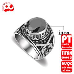 Nhẫn nam titan nhẫn mỹ cao cấp thời trang inox thép không gỉ 400734