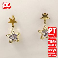 Bông tai titan cao cấp sang trọng không đen PT Jewelry & Accessories 400745