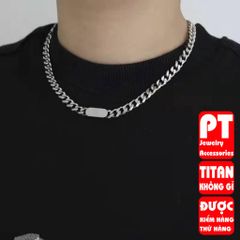 Vòng cổ nam nữ unisex dây chuyền trangsucpt Titan phụ kiện thời trang - Vòng Cổ Boty 400757