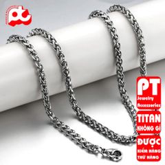 Dây Chuyền Titan Cao Cấp Nam - Phong Cách Sang Trọng, Chống Gỉ, Thiết Kế Nam Tính - Trang Sức Đẳng Cấp Cho Phái Mạnh