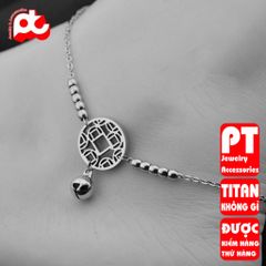 Lắc chân nữ titan cao cấp thời trang PT Jewelry & Accessories không đen giá rẻ PTLCNT69 400806
