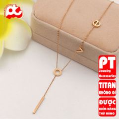 Dây chuyền nữ titan cao cấp thời trang PT Jewelry & Accessories không đen giá rẻ PTDCNT138 400807