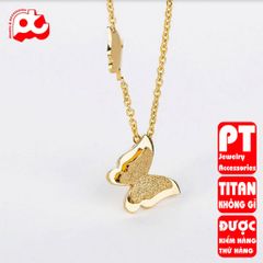 Dây chuyền nữ titan cao cấp thời trang trangsucpt không đen giá rẻ PTDCNT61 400811