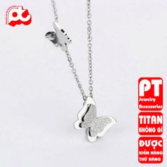 Dây chuyền nữ titan cao cấp thời trang trangsucpt không đen giá rẻ PTDCNT61 400811