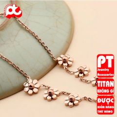 Dây chuyền nữ titan cao cấp thời trang trangsucpt không đen giá rẻ PTDCNT90 400812