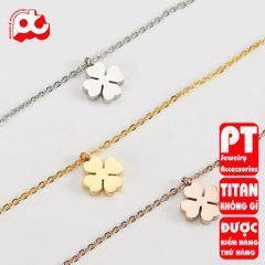 Lắc chân nữ titan cao cấp thời trang trangsucpt không đen giá rẻ PTLCNT62 400813