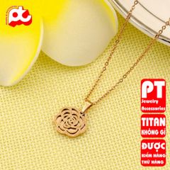 Dây chuyền nữ titan cao cấp thời trang trangsucpt không đen giá rẻ PTDCNT102 400816