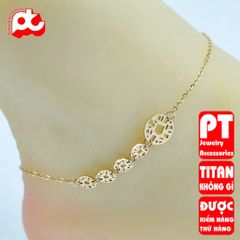 Lắc chân nữ titan cao cấp thời trang PT Jewelry & Accessories không đen giá rẻ PTLCNT58 400820