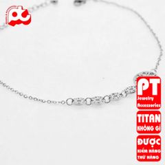 Lắc chân nữ titan cao cấp thời trang PT Jewelry & Accessories không đen giá rẻ PTLCNT58 400820