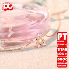 Dây chuyền nữ titan cao cấp thời trang PT Jewelry & Accessories không đen giá rẻ PTDCNT110 400821