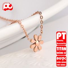 Dây chuyền nữ titan cao cấp thời trang trangsucpt không đen giá rẻ PTDCNT120 400836