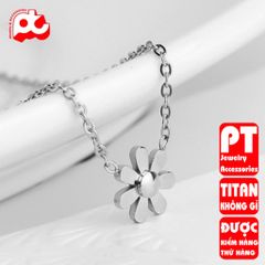 Dây chuyền nữ titan cao cấp thời trang trangsucpt không đen giá rẻ PTDCNT120 400836