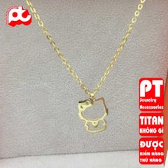 Dây chuyền nữ titan cao cấp thời trang trangsucpt không đen giá rẻ PTDCNT69 400839