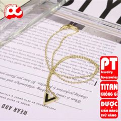 Dây chuyền nữ titan cao cấp thời trang trangsucpt không đen giá rẻ PTDCNT124 400843