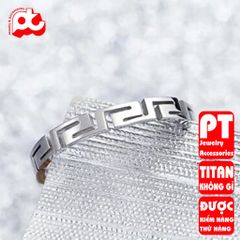 Nhẫn titan nữ vạn lý trường thành cách điệu cao cấp thép không gỉ titanium trangsucpt 400875