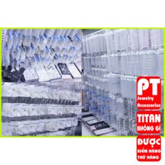 Bông Tai Nam Titan Cao Cấp Hình Thánh Giá - Phụ Kiện Thời Trang Nam Tính, Chống Gỉ, An Toàn Cho Da