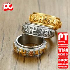 Nhẫn nam inox cao cấp thời trang rẻ titan thép không gỉ trangsucpt PTNNA21 400893