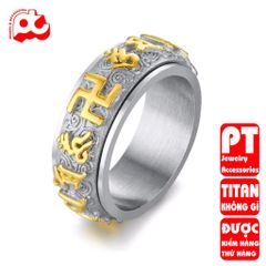 Nhẫn nam inox cao cấp thời trang rẻ titan thép không gỉ PT Jewelry & Accessories PTNNA20 400894