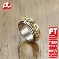 Nhẫn nam inox cao cấp thời trang rẻ titan thép không gỉ PT Jewelry & Accessories PTNNA20 400894