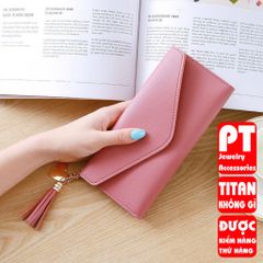 Ví Nữ Dáng Dài Tua Rua Trái Tim VD02 Siêu Xinh 400905