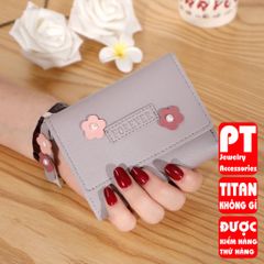 Ví Nữ Mini Ngắn Cầm Tay Dễ Thương Nữ Tính Phong Cách Hàn Quốc PTVI119 400911