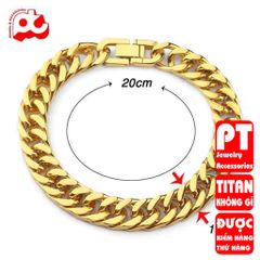 Lắc tay nam nữ lặc đôi titan cao cấp khóa bộ cao cấp titan thép không gỉ trangsucpt 10mm PTLTNA16 400917