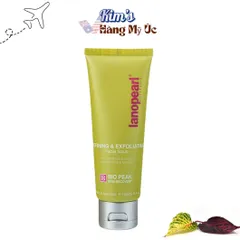 Tẩy Tế Bào Chết Làm Sáng Da Mặt Lanopearl - Exfoliating Facial Scrub 100ml Chống Oxy Hóa, Giảm Mụn Đầu Đen, Dưỡng Ẩm Da Mịn Màng, Xuất Xứ Úc