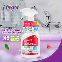 Nước Tẩy Cặn Canxi CareFor - Dụng Cụ Làm Sạch Thiết Bị Vệ Sinh, An Toàn, Thân Thiện Môi Trường, Hương Cam Tự Nhiên