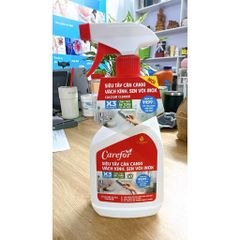 Nước Tẩy Cặn Canxi CareFor - Dụng Cụ Làm Sạch Thiết Bị Vệ Sinh, An Toàn, Thân Thiện Môi Trường, Hương Cam Tự Nhiên