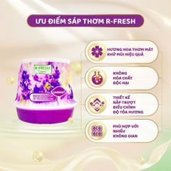 Sáp thơm khử mùi tự nhiên - Hương sả, nhài, oải hương cho phòng ngủ, ô tô, nhà bếp - Tạo không gian thoáng mát, dễ chịu