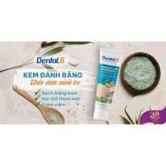 Kem đánh răng thảo dược Dental B - Giải pháp tự nhiên bảo vệ nụ cười và sức khỏe răng nướu, ngăn ngừa sâu răng, hôi miệng.