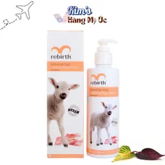 Sữa Dưỡng Thể Nhau Thai Cừu & Tinh Chất Hoa Hồng Rebirth 200ml - Dưỡng Ẩm, Làm Săn Chắc Da, Hàng Úc Chính Hãng