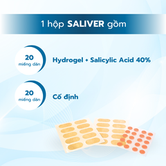 Miếng Dán Loại Bỏ Mụn Cóc SALIVER-20 - Plaster An Toàn Hiệu Quả Cho Mụn Cóc Và Vết Chai, Bộ 20 Miếng Dán 10mm