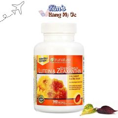 Viên Uống Bổ Mắt Trunature Vision Complex Lutein & Zeaxanthin 140 Viên - Hỗ Trợ Thị Lực, Bảo Vệ Mắt Khỏi Ánh Sáng Xanh & Tia UV
