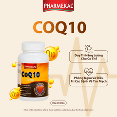 Viên Uống COQ10 30MG - Thực Phẩm Chức Năng Hỗ Trợ Tim Mạch Nhập Khẩu Mỹ - Bảo Vệ Sức Khỏe Tối Ưu