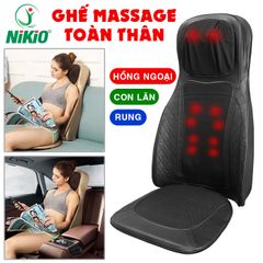 Ghế Massage Toàn Thân 4D Nikio NK-180 - Xoa Bóp Nhiệt Hồng Ngoại, Cải Thiện Đau Lưng, Thư Giãn Tối Ưu Tại Nhà