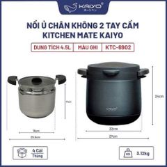 Nồi ủ chân không Kaiyo KTC-6902 4.5L - Tiết kiệm thời gian, giữ nhiệt lâu, an toàn cho món ăn thơm ngon, tiện dụng cho gia đình và văn phòng.
