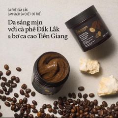 Tẩy Da Chết Cà Phê Dak Lak CooCoon 200g - Sản Phẩm Chăm Sóc Da Mềm Mịn, Rạng Rỡ, Chống Oxy Hóa Tự Nhiên