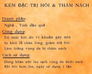 Combo 3 Hộp Kem Khử Mùi & Loại Bỏ Thâm Nách Cô Bơ - Giúp Da Mịn Màng, Không Mùi Hôi, Dùng Cho Mẹ Bầu & Mọi Đối Tượng