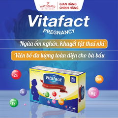 Viên Uống Bổ Sung Vitafact Pregnancy - Hỗ Trợ Dinh Dưỡng Cho Bà Bầu, Phụ Nữ Mang Thai Và Cho Con Bú - 30 Viên