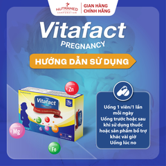 Viên Uống Bổ Sung Vitafact Pregnancy - Hỗ Trợ Dinh Dưỡng Cho Bà Bầu, Phụ Nữ Mang Thai Và Cho Con Bú - 30 Viên