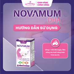 Novamum DHA hỗ trợ bổ sung dưỡng chất, tăng sức đề kháng cho mẹ bầu