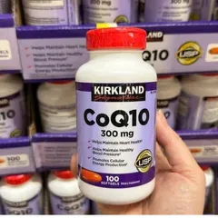 (Nhập khẩu) Viên hỗ trợ tim mạch Kirkland Signature CoQ10 300mg 100 viên - Bổ sung sức khỏe tim mạch và tăng cường năng lượng từ Mỹ chính hãng