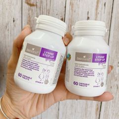 Viên tăng chiều cao Lysine Step Up BioIsland 60 viên, hỗ trợ xương phát triển