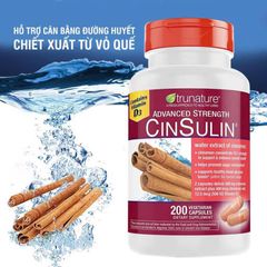 Viên uống Trunature cân bằng đường huyết 200 viên - Hỗ trợ ổn định mức đường huyết, cải thiện sức khỏe tổng thể