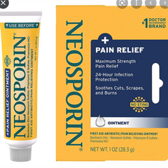 Kem mỡ Neosporin + Pain Relief 28.3g, kháng viêm, liền sẹo - Xanh đâmj