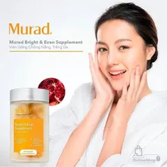 Viên uống chống nắng Murad 60 viên - Bảo vệ da khỏi tia UV, tăng cường độ ẩm và chống lão hóa hiệu quả từ Mỹ