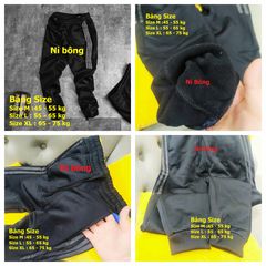 Quần Nỉ Nam Jogger Phối Sọc Lưới Siêu Ấm - Vải Nỉ Bông, Thời Trang Unisex Dễ Phối Đồ Cho Nam Nữ
