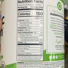 Bột Đạm Hữu Cơ Orgain Organic Protein 920g Vị Socola - Thực Phẩm Dinh Dưỡng Cho Người Tập Gym, Ăn Chay, Tăng Cường Sức Khỏe