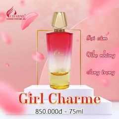 Nước Hoa Nữ Charme Girl Charme 75ml - Hương Hoa Hồng Grasse Sang Trọng Dành Cho Phái Đẹp, Lưu Hương Lâu, Quà Tặng Dành Riêng Cho Nàng
